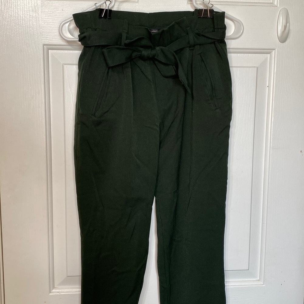Zarra green trousers